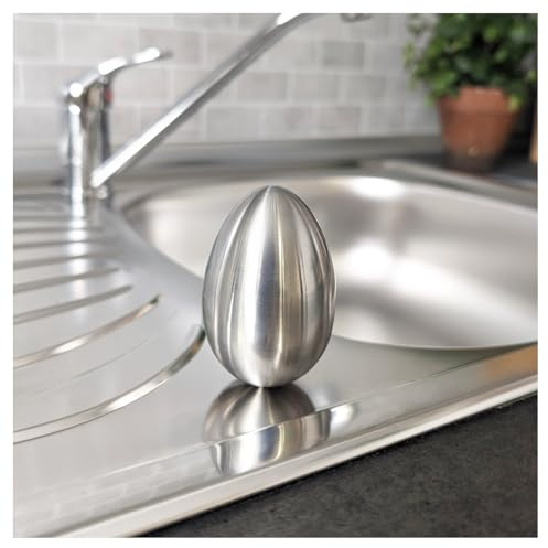 Wilhelm Sell® Savon INOX 18/10, hygiénique | œuf en inox pour neutraliser les odeurs sur les mains et les pieds