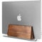 muso wood Supporto verticale per computer portatile, in noce, supporto da tavolo con dock regolabile, supporto in legno per laptop MacBook Pro e altri laptop