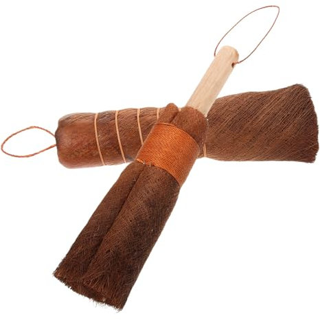 GRADENEVE 2pcs Pot Cleaning Dish Brush Palm Wok Brush Pot Wash Kitchen Cleaning Accessories