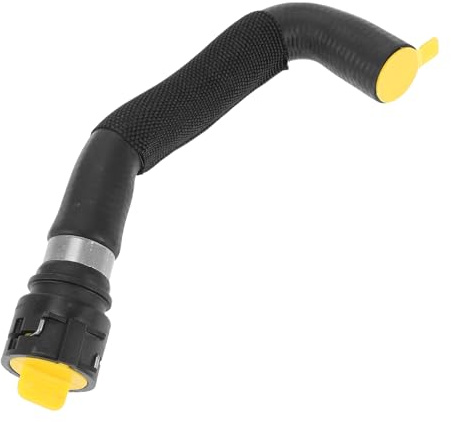 TUCKBOLD Tubo del riscaldatore per Audi A4 B8 2.0L 2010-2016 Buona tenuta No.8K0121109Q Tubo del serbatoio di troppo pieno del liquido di raffreddamento del motore Nero 1 pz