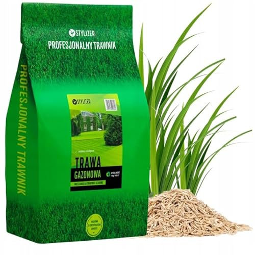 STYLIZER Rasensamen Schnellkeimend Frühjahr 5 kg - Grassamen für bis zu 200 m² - Unkrautreduzierende Rasensaat - Selbstverdichtender und Robust Rasen Samen