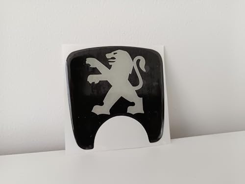 Logo Monogramme Sticker Emblème Badge Autocollant Compatible avec Coffre Peugeot 106 Phase 2