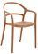 Rebecca Mobili Sedia da Esterno, Sedia Salvaspazio, Arancione Terracotta, Polipropilene, Stile Moderno, con Braccioli - Misure HxLxP: 81 x 57 x 51,5 cm - Art. RE7193V6