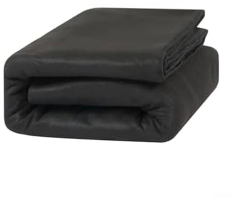 URPIZY Tapis de piscine rond 3,66 m pour piscines hors-sol, protection du sol, tapis de sol, protection de piscine, noir, robuste, étanche, résistant aux UV, installation facile