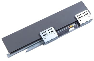 Correderas para cajones con cojinetes de bolas de Rieles deslizantes for cajones bajo encimera de 45 kg, cierre suave, cajón delgado for cocina, caja en tándem, accesorios for muebles(12 inch-300mm)