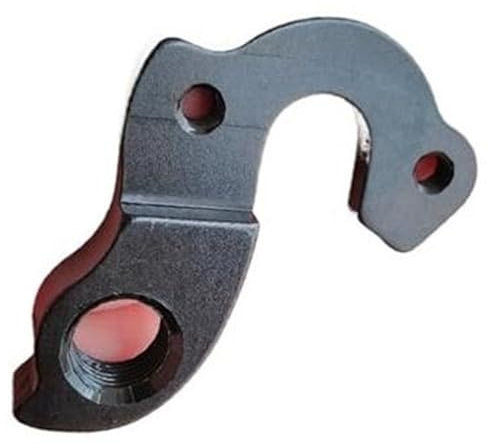 DEMULAX 2PC Fahrrad Schaltwerk Aufhänger, for Bergamont Lapierre 32-57-145 Aircode Efi Xelius Sensium Ghost Ez1859 Nivolet Mech Dropout Fahrrad-Hinterhaken(Black WGH737P2)