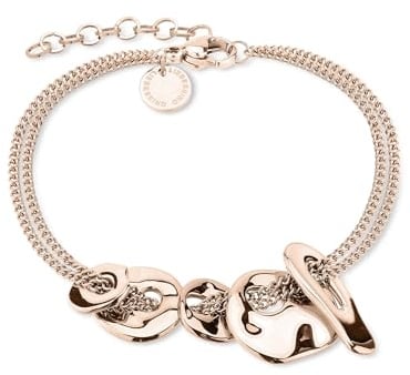 LIEBESKIND Berlin Damen Armband LJ-1735-B-21 aus Edelstahl in IP Roségold