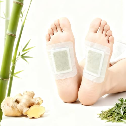 Deep Cleansing Foot Pads for Lymphatic Drainage, Stress Relief, 50-Ct