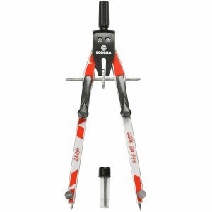 Ecobra 10 x Schnellverstell-Zirkel Crazy rot