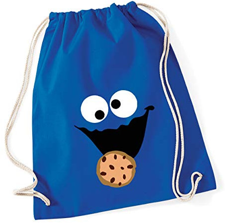 MKM Wear Faschin Turnbeutel Krümelmonster (blau)