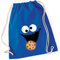 MKM Wear Faschin Turnbeutel Krümelmonster (blau)