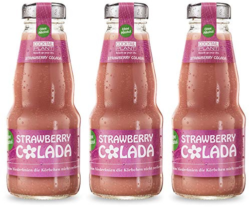 Cocktail Plant Strawberry Colada Alkoholfrei 3x 0,2l = 0,6l - inkl. Pfand MEHRWEG
