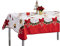 Weihnachts-Tischdecke, schmutzabweisend, Glocke, 150 x 350 cm