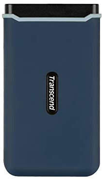 Transcend TS1TESD370C Ultra-Highspeed 1TB Portable, leichte, Externe SSD (≠HDD) USB Typ-C/A, Übertragung (bis 1050/950 MB/s) Speichererweiterung für Desktop-PCs, Laptops, Notebooks, PS4, Xbox blau