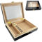 Cedar Wood Cigar Travel Humidor Box Tragbare Zigarrenhülle mit Luftbefeuchter Hygrometer Cigar Humidor Sigaren Box für Zigarren