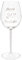 Maturi Happy 30th Birthday Wine Glass with Silver Diamond Stem - 400ml / 13.5 Fluid Ounces
