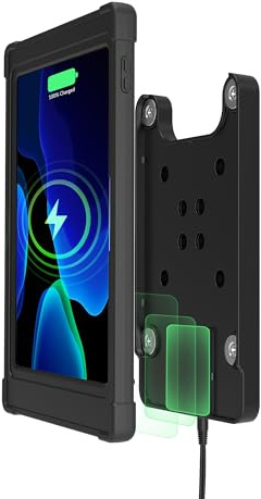 CTA Digital: Inductive Charging Case for Ipad 7th & 8th 10.2- Inch, Ipad Pro 10.5 Inch, iPad Air 3 – Black.
