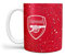FOCO Premier League Football Arsenal Fan Paint Splatter Coffee Tea 375ml Mug