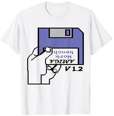 COMMODORE - AMIGA 500: Workbench Diskette T-Shirt