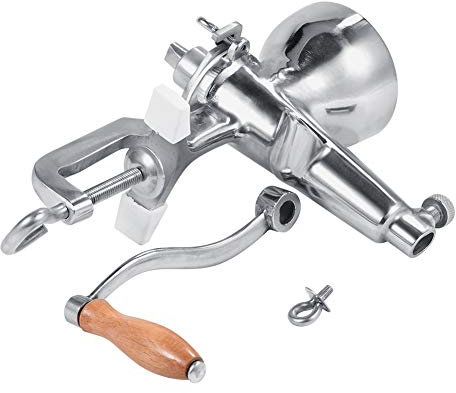 MXXHFC Presse-Agrumes Manuel pour Tables et comptoirs Extracteur de Presse-Fruits Manuel en Acier Inoxydable pour extraire Le jus d'herbe de blé céleri Chou frisé épinards Grenade pour Herbe, Fruit