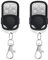 Lyneun Mando Garaje Universal, 433 MHz Mando a Distancia Universal Automático, 2pcs Fuerte Compatibilidad Clonación Inalámbrico Interruptor Remoto Control 4 Botones para Puerta de Garaje Coche