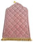 Baoblaze Traditioneller muslimischer Gebetsteppich Weich, Traditional Muslim Prayer Rug, Gebet Teppich Matte Faltbar, Carpet Soft Ramadan, Muslim Prayer Rug Carpet für Kinder Frauen Männer, ROSA