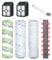 Crosswave Bürstenrolle und Filter für Bissell Crosswave Ersatzteile 2554 2554A 2590 2593 2596 und HydroSteam 35151 3515 35152 3513 3518, 4 Bissell Crosswave Bürstenersatz und 2 Filter