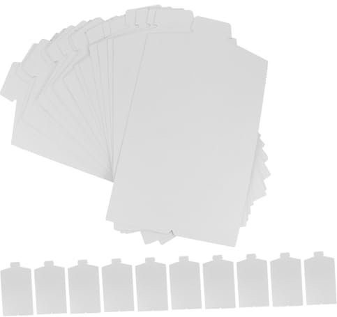 Cabilock Doublure en Carton pour Chemise 22x36 Cm, Feuille Rigide De Pliage en Papier, 50 Pièces, Accessoire Pratique pour Rangement Et Pliage des Vêtements