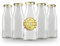 Espirito Rebelde Lot de 6 Bouteilles en Verre Vides de 500 ml avec Couvercle | Bouteilles en Verre pour Jus, Lait, Barbecue, Sauces | Idéales pour Pique-niques, Mariages et Fêtes