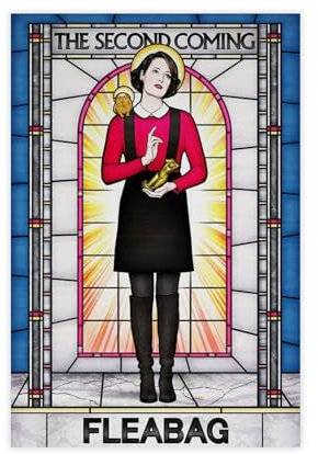 Fleabag – Filmshow-Poster, Leinwand, Poster, Wandkunst, Dekor, Bild, Gemälde für Wohnzimmer, Schlafzimmer, Dekoration, ungerahmt, 30 x 45 cm