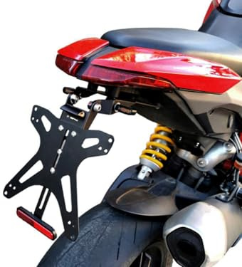 PORTATARGA SPORTIVO REGOLABILE per DUCATI HYPERMOTARD HYPERSTRADA 821 939 da 2013 a 2018 | SEPTAR