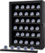 DEALZOOM Championship Ring Vitrine RGB LED – 30 Ringe große Baseballring-Vitrine – Glas-Schattenbox mit Schloss für Baseballringe, Basketball-Ringhalter, Fußballkoffer – Weiß