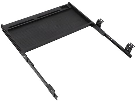 NAMOARLY 1 Set Keyboard Tray Computer Keyboard Key Board Braces Trays Keyboards Keyboard Holder Under Desk Storage Tray Keyboard Stand Slide Pull Out Slide Rail Clamp Pp Table Office