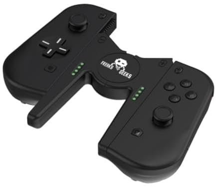 Freaks And Geeks -Wireless Controller Joy Con Type for Nintendo Switch- Bluetooth - Black