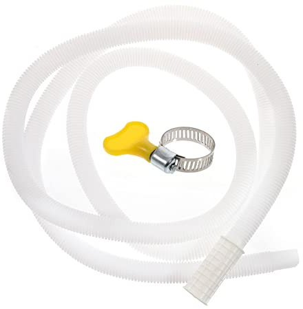 Artibetter 2m Air Conditioner Drain Pipe Extension Durable Waste Hose Clamp for Outdoor Units