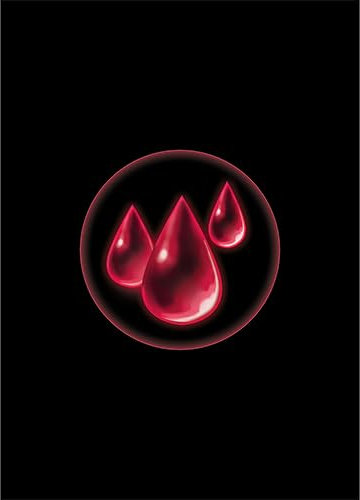 Fantasy North - Elements I - Blood - 100 Textured Matte TCG Card Sleeves - Fits Magic MTG Commander Pokemon and Other Card Games - Playing Card Sleeves