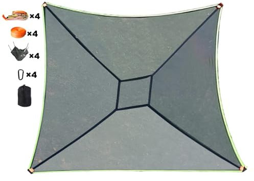 Heavy Duty Camping Hammock | Four Corner Camp Hammock | Backpacking Hammock | Outdoor Tree Hammock's, Camping Hammocks, Portable Camping Hammocks, Portable Hammocks with Carabiners