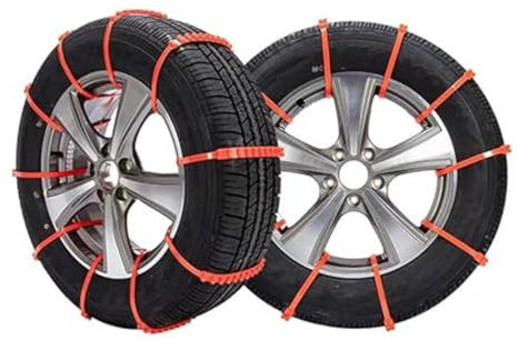 20 Stück Auto Schneeketten für Opel Corsa F Corsa-e MJ22 Corsa Edition 2019-2025, Reifenketten Ketten Radketten Winterreifen Kette Reifen-Kabelbinder ZubehöR