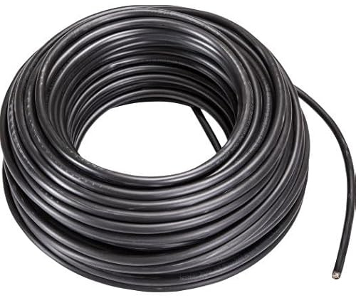 Mehrfarbige Elektrische Leitungen, H07BQ-F 3x1,5 mm, Gelb-Grün-Blau-Orange-Leuchtorange-Pink (Schwarz, 30m)