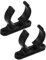 KOMBIUDA Boat Seat Clamp 1.5 in Black Nylon Marine Clip Easy Install Marine Pipe Fastener for Yacht