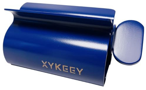 XYKEEY Toothpaste Squeezer Tube Squeezer - Toothpaste Squeezer Roller Tube Squeezer Tool, Rolling Tooth Pastetooth Paste Squeeze Dispenser Tube Wringer, 1 Pack (Blue)