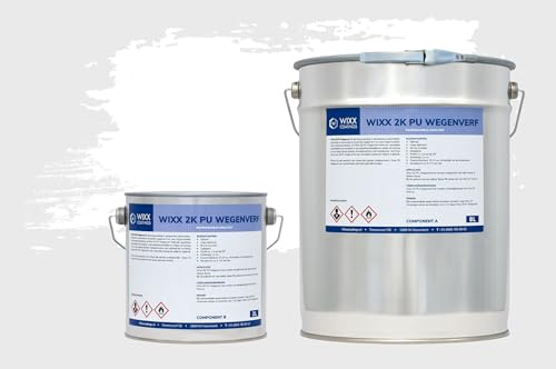 Wixx 2K PU Straßen- & Linienmarkierungsfarbe - Weiß - 5L