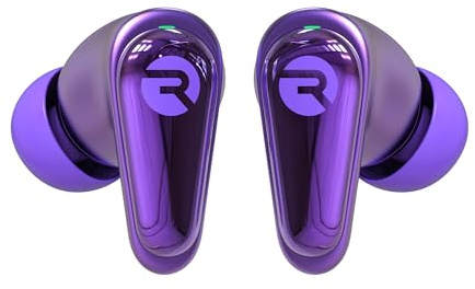 Raycon Pro Earbuds Wireless Bluetooth mit Hybrid Active Noise Cancellation, Bewusstseinsmodus, 40-Stunden-Akku, 6 Mikrofone, IPX5 Wasserbeständigkeit, komfortable ergonomische Passform, Bluetooth 5.3