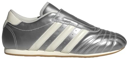 adidas Womens Taekwondo Slip On Sneakers Shoes Casual - Silver - Size 6 M