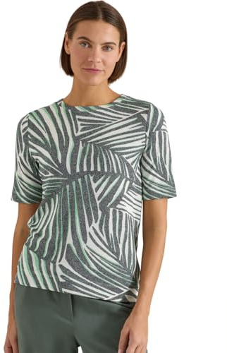 Damen T-Shirt mit Boatneck und Print