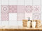 GRAZDesign Fliesenaufkleber Küche Mandala Mosaik, Klebefolie Klebefliesen, Küchenfliesen überkleben, Fliesenbild selbstklebend Fliesenfolie einzeln, glänzende Folie, 10x10cm, Set 10 Stück
