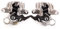 maXpeedingrods Hinten Bremssattel für Passat 3B A4 für B5 A6 C5 4B Superb 3U4 8E0615423 8E0615424 2 St