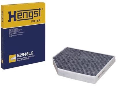 HENGST - Innenraumfilter E2948LC - Luftfilter für den Innenraum mit Aktivkohle - Filtert Staub, Pollen & Gerüche für Allergiker - Für saubere Frischluft im KFZ - Automotive Zubehör