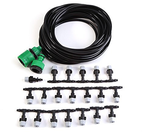 Kit Irrigation Goutte à Goutte Irrigation de Jardin, Kit Automatique d'Arrosage de Tuyau DIY Système d'irrigation de Bricolage pour Jardin.(10m)