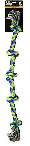 Smart Choice Strong Rope Dog Tug Chew Toy (Green)